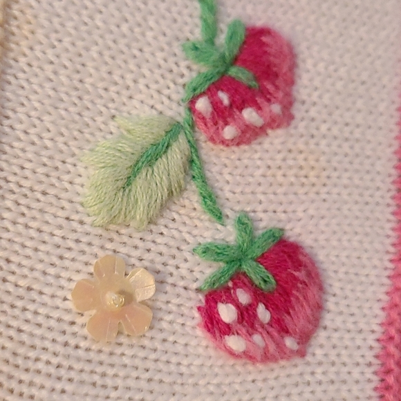 Sweet Vintage Knit short sleeved sweater - Picture 4 of 6